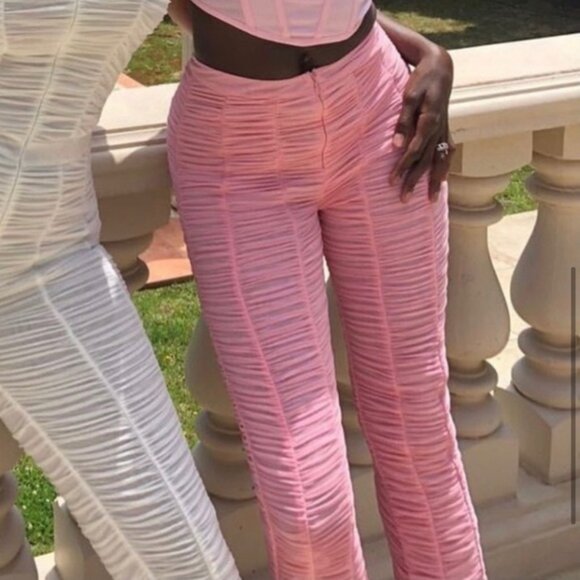 I.AM.GIA **RARE** Pink Ophelia Pants Sz L - Picture 3 of 6